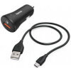Hama Kfz-Ladeset Micro USB, 3A, Ladegerät QC3.0 +...